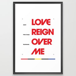 Love Reign on Me Framed Art Print
