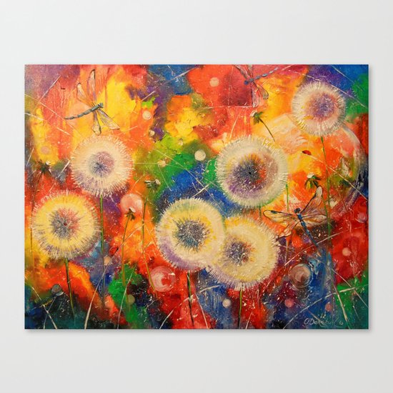 Colors of summer Canvas Print