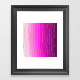 Abstract Magenta (D187) Framed Art Print