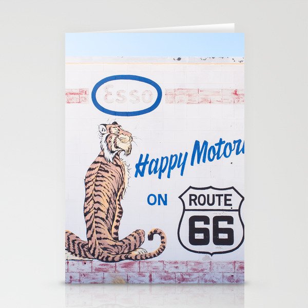 Happy Motoring on Route 66 - Travel Photography Stationery Cards