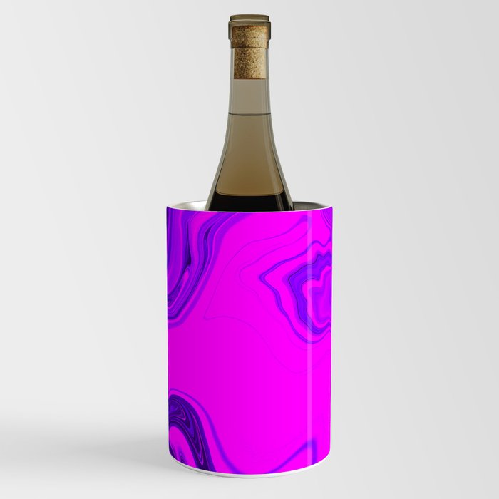 Liquid Color Marble Purple and Pink Wine Chiller