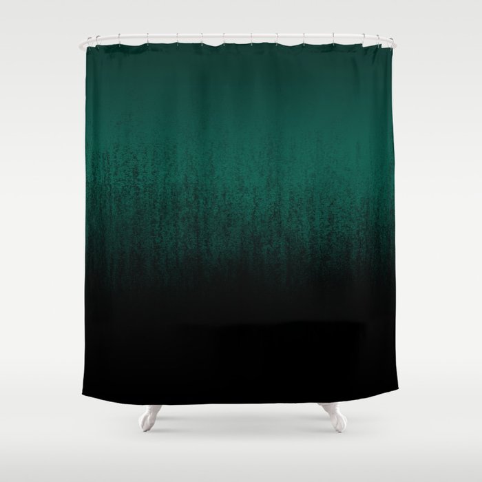 Emerald Ombré Shower Curtain