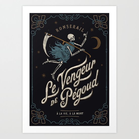 Le Vengeur de Pégoud Art Print