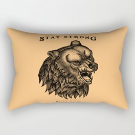 STAY STRONG NEVER GIVE UP Rectangular Pillow