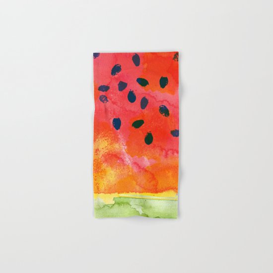 Abstract Watermelon Hand & Bath Towel