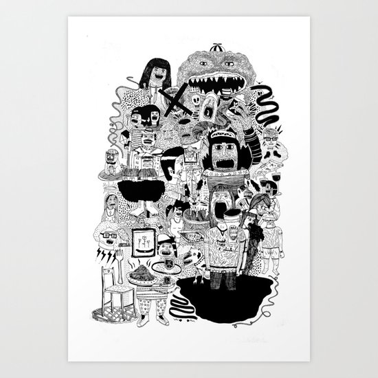 KIDS DOOM Art Print