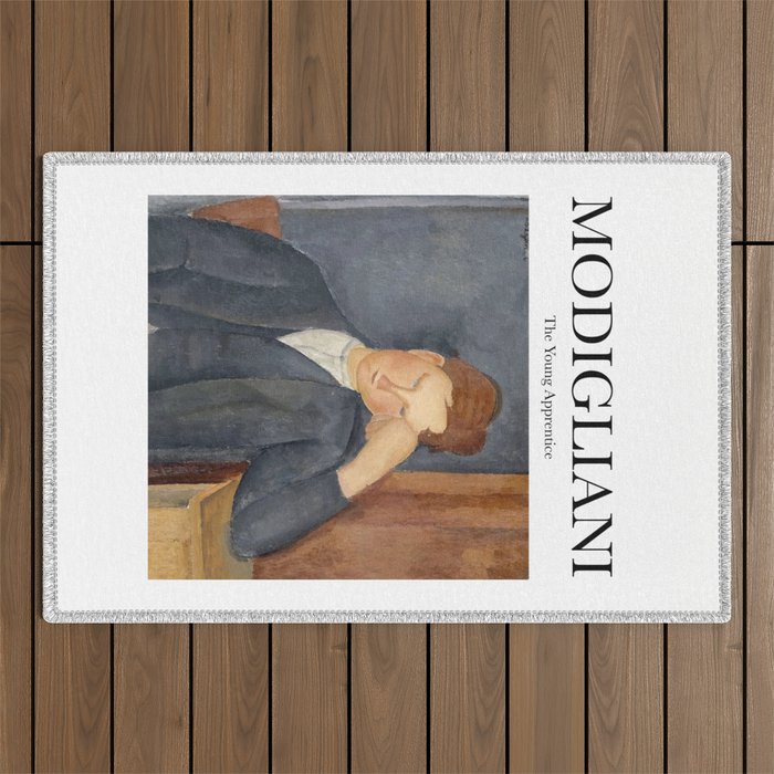 Modigliani - The Young Apprentice Outdoor Rug