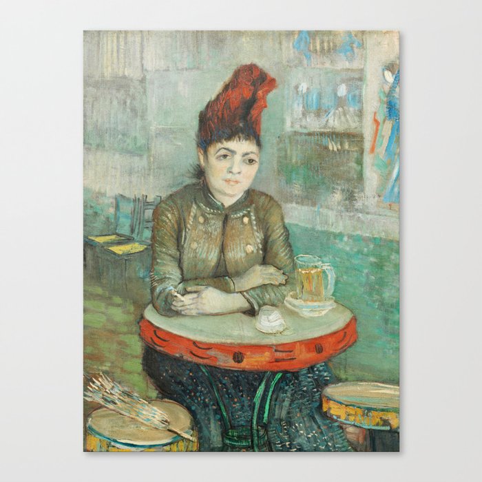 Vincent Van Gogh Agostina Segatori Tambourin 1887 Art Exhibition Print Canvas Print