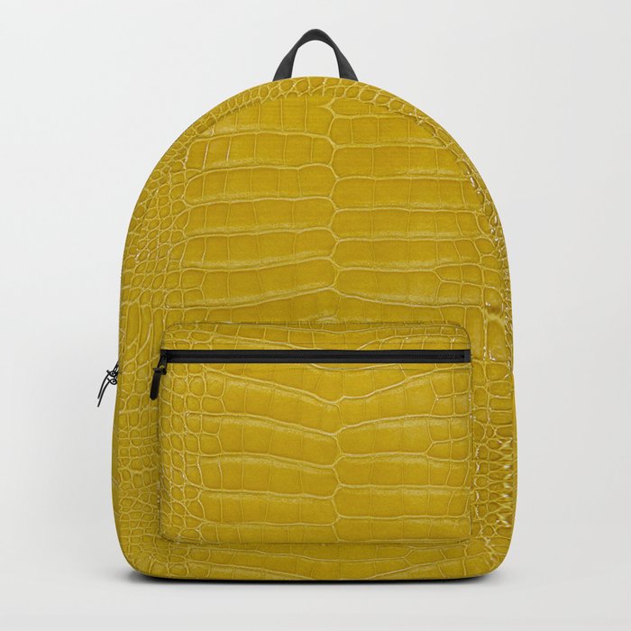 Alligator top print backpack