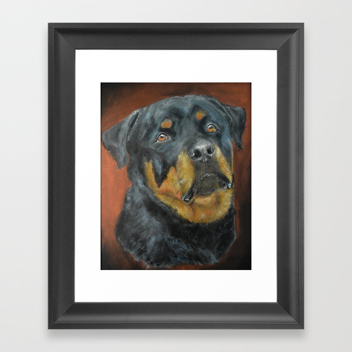 The Rottweiler Framed Art Print