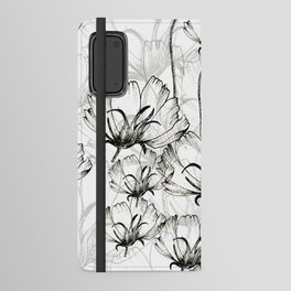 Flowers falling Android Wallet Case