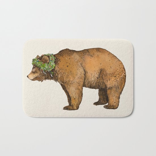 BROWN BEAR Bath Mat
