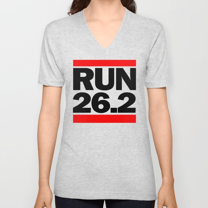 RUN 26.2 V Neck T Shirt