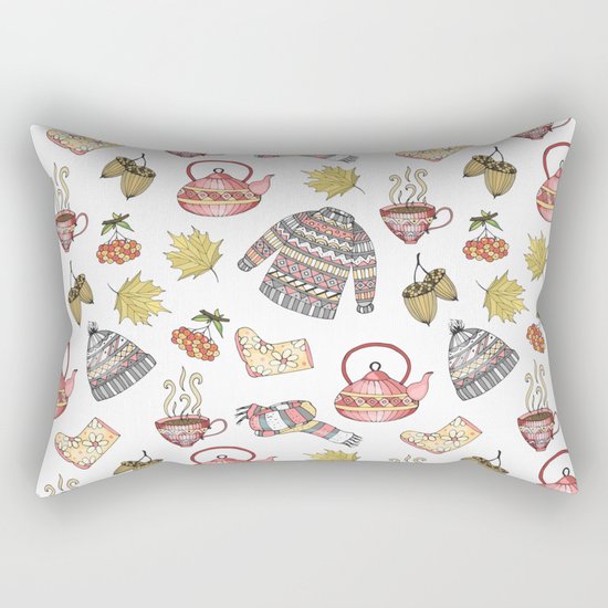 Autumn pattern Rectangular Pillow