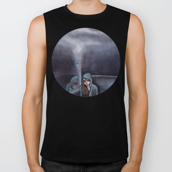 never go home (homesick) Biker Tank