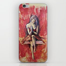 Lady in Red iPhone Skin
