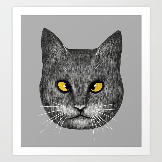 Cross Eyed Art Print