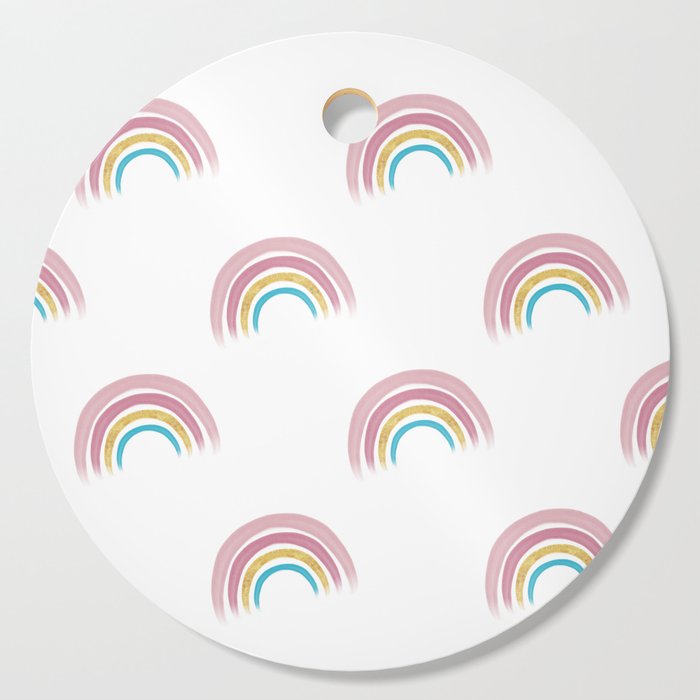 Rainbow Pattern Cutting Board