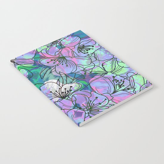Little Purple Flowers Notebook