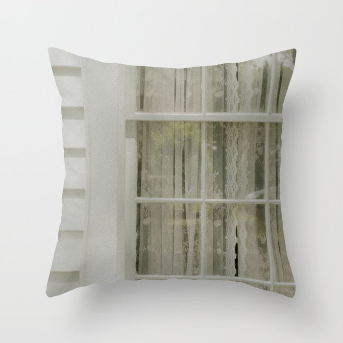 Window Lace II Throw Pillow