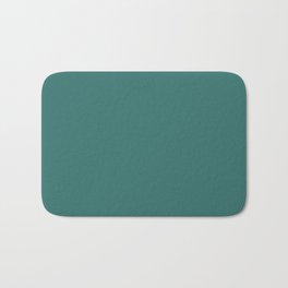 Pacific Ocean Green Blue Solid Color All Color Single Shade - Hue Valspar's Pine Forest 5007-8C Bath Mat