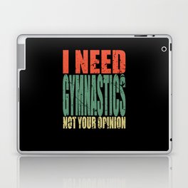 Gymnastics Saying Funny Laptop Skin