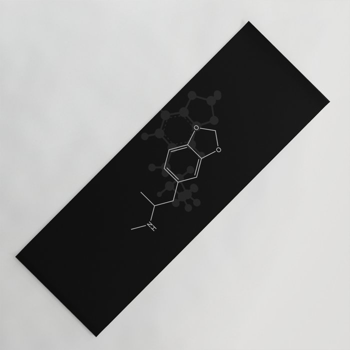 Ecstasy Molecule Yoga Mat