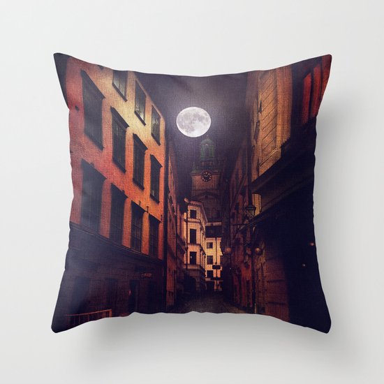 Gamla Stan, Stockholm. Throw Pillow