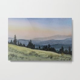 Early Morning in the Mountains Metal Print