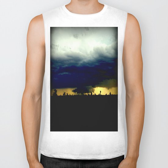 Wall Cloud Biker Tank