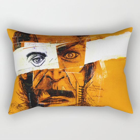 Burning Man Rectangular Pillow