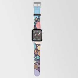 Many Sizes and Colors Peacock Palette Polka Dots Pattern Design Apple Watch Band