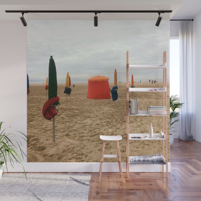 Get Wallpaper Plage De Deauville Wall Mural By Laboitepoue Society6 HD
