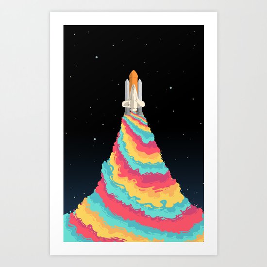 Spaceship Art Print