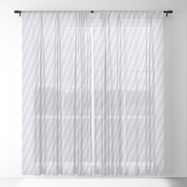 [ Thumbnail: Lavender and Light Gray Colored Lined/Striped Pattern Sheer Curtain ]