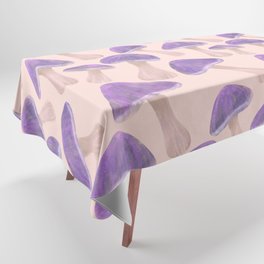Purple Mushrooms Pattern  Tablecloth