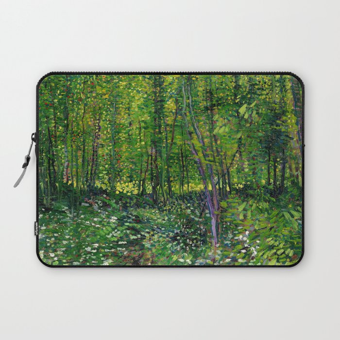 Vincent Van Gogh Trees and Undergrowth 1887 Laptop Sleeve