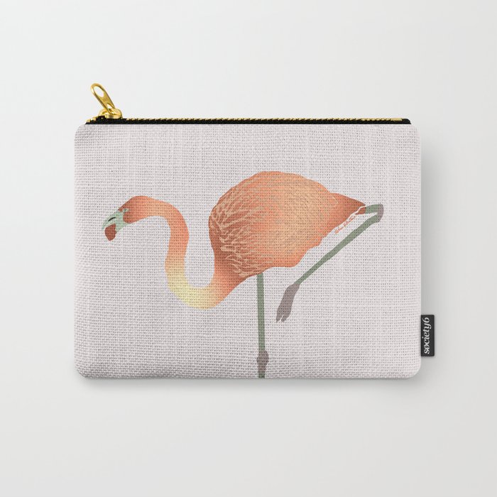 Pink Flamingo - Hanging Out Carry-All Pouch