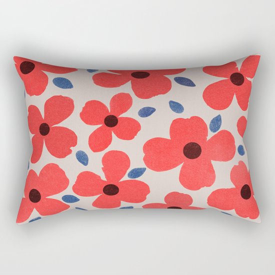 dogwood 5 Rectangular Pillow