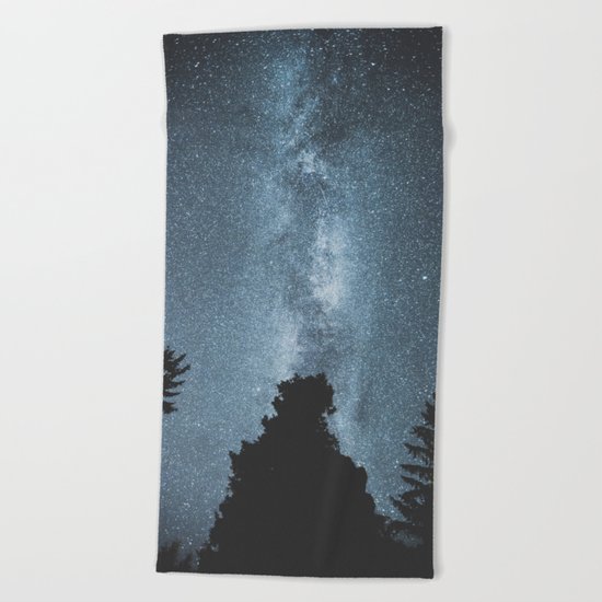 Stars over the Forest Beach Towel