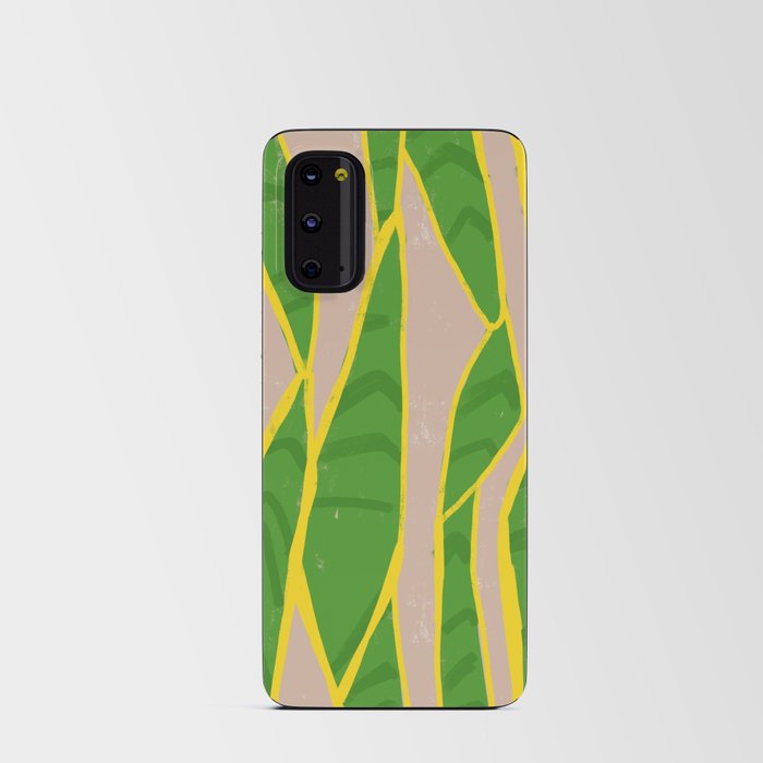 Sansevieria - Playful, Modern, Abstract Painting Android Card Case