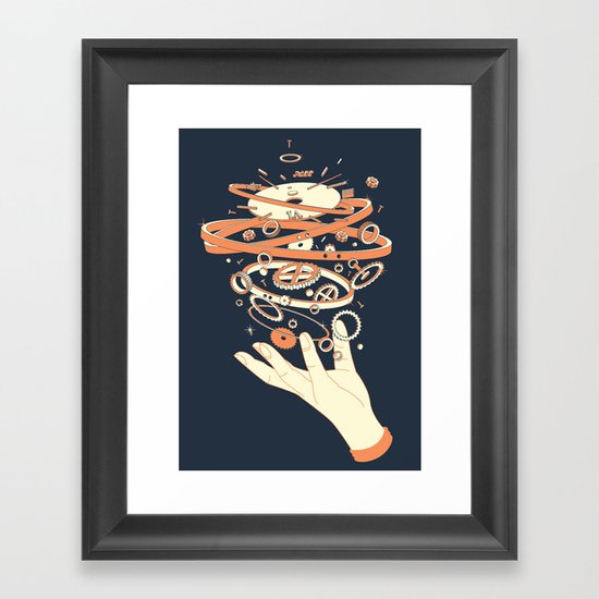 time controller Framed Art Print