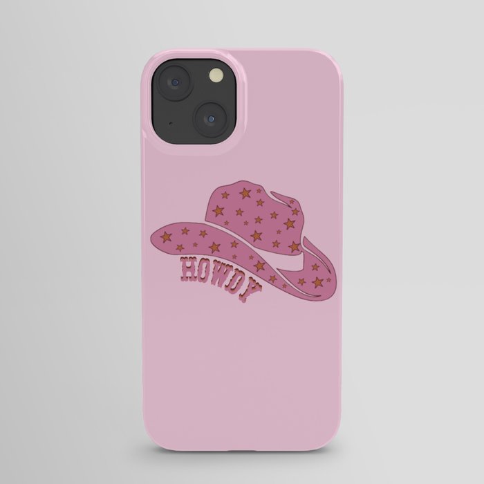 Howdy Cowgirl Hat iPhone Case