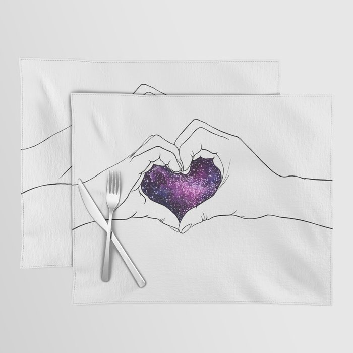 Cosmic Love Galaxy Placemat