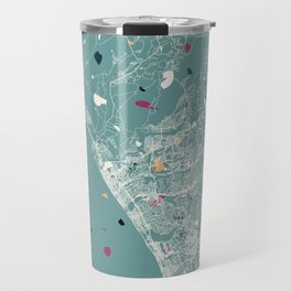 USA, Oceanside City Map Travel Mug
