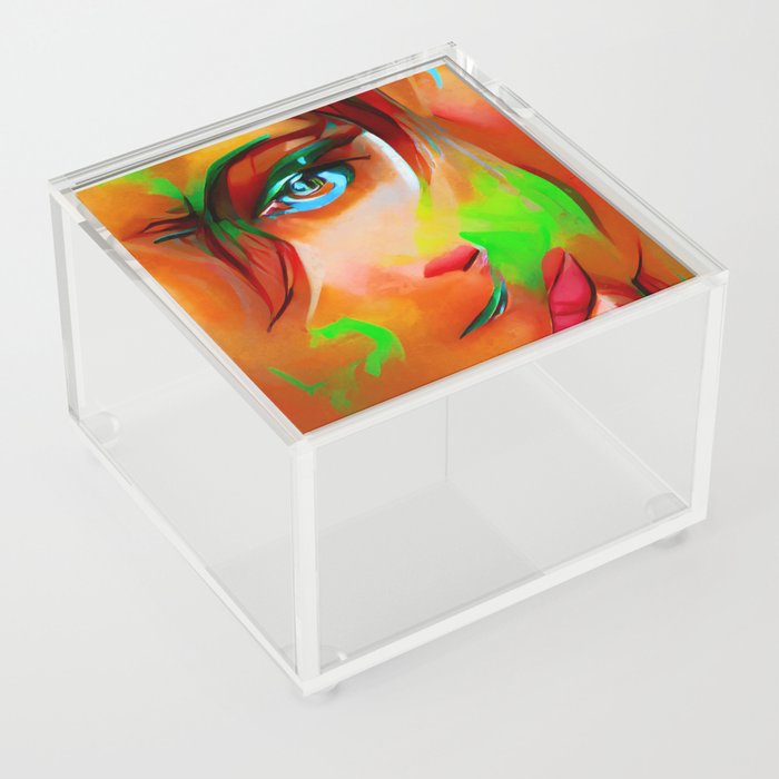 Woman Portrait Acrylic Box