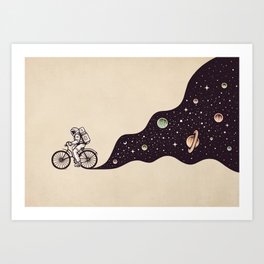 Cosmic Ride Art Print