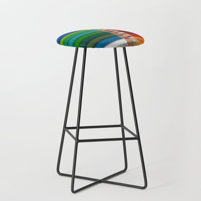 Color Pencils Bar Stool