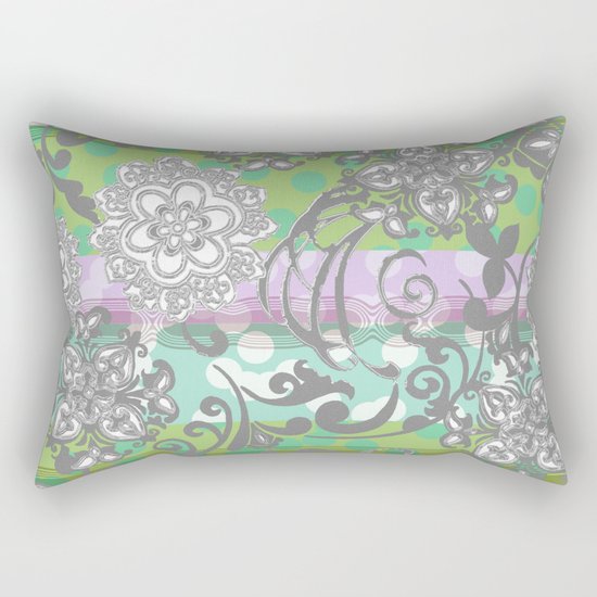 Fun with Dots and Jane Rectangular Pillow