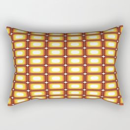 That 70's Look Seventies Inspired Squares Rectangular Pillow